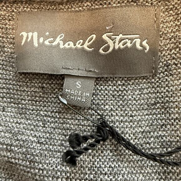 Women's Michael Stars Sleeveless Gray Sweater Dress Size Small NEW - Picture 4 of 8